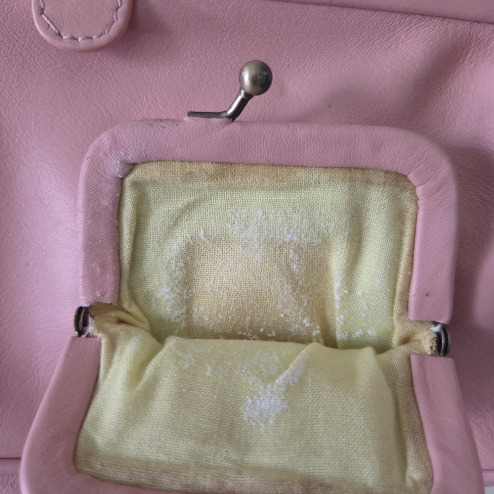 NWOT Anthropologie Pink Leather Women's Bag - Picture 4 of 5
